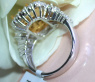 Magnificent Yellow Diamond Ring with White Diamonds