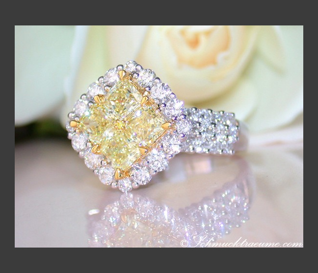 Magnificent Yellow Diamond Ring Magnificent Yellow Diamond Ring