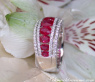Exquisite Ruby Band with Diamonds