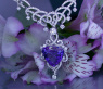 AAA Tansanit Collier mit Brillanten