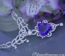 AAA Tansanit Collier mit Brillanten