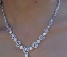 Fantastic AAA Tanzanite Necklace with Diamonds