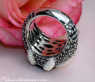 Opulent Onyx Ring with Black & White Diamonds