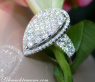 Unique Diamond Pear Ring (Princess & Brilliant Cut)