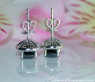 Precious Black Diamond Solitaire Stud Earrings