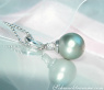 Subtle Tahitian Pearl Pendant with Diamond