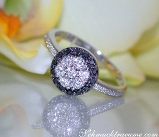 Timelessly Elegant Black Diamond Ring