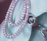 Attractive Diamond Ellipse Ring