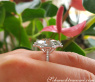 Opulent Prasiolite Ring with Diamonds
