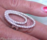Attractive Diamond Ellipse Ring