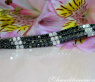 Tennis Armband mit schwarzen Diamanten