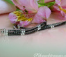 Tennis Armband mit schwarzen Diamanten