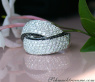 Entwined Diamond Ring with Black Diamonds