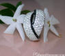 Entwined Diamond Ring with Black Diamonds