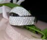 Entwined Diamond Ring with Black Diamonds