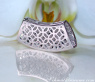 Striking Black & White Diamond Zig Zag Pendant