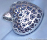 Precious Sapphire Diamond Heart Pendant