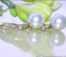 Simple Hanging Earrings with Southsea Pearls