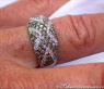 Interesting Brown & White Diamond Ring