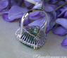 Glamorous Tourmaline Diamond Heart Ring