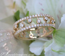 Enchanting Diamond Eternity Ring in Yellow gold 14k