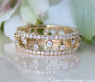 Enchanting Diamond Eternity Ring in Yellow gold 14k