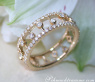 Enchanting Diamond Eternity Ring in Yellow gold 14k