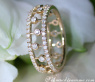 Enchanting Diamond Eternity Ring in Yellow gold 14k