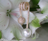 Unique Southsea Pearl Pendant with Diamond Pave Ball