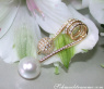 Unique Southsea Pearl Pendant with Diamond Pave Ball