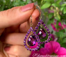 Magnificent Amethyst Chandelier Earrings