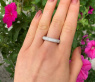Picture Perfect Diamond Pavé Ring in White gold