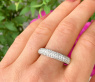 Picture Perfect Diamond Pavé Ring in White gold