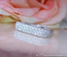 Eckiger Diamanten Ring in Weißgold 585