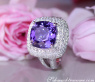 Tremendous AAA Tanzanite Ring with Diamonds