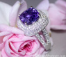 Tremendous AAA Tanzanite Ring with Diamonds