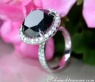 Spectacular Black Diamond Solitaire Ring (14,58 ct.)