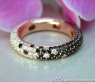 Exquisite Black & White Diamond Eternity Ring