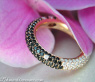 Exquisite Black & White Diamond Eternity Ring