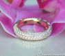 Exquisite Black & White Diamond Eternity Ring