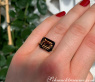 Ungewöhnlicher Rauchquarz Ring mit braunen Diamanten