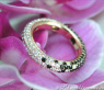 Exquisite Black & White Diamond Eternity Ring