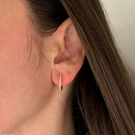 Convertible Peridot earrings with diamonds