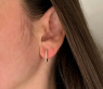 Convertible Peridot earrings with diamonds