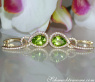 Convertible Peridot earrings with diamonds