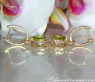 Convertible Peridot earrings with diamonds