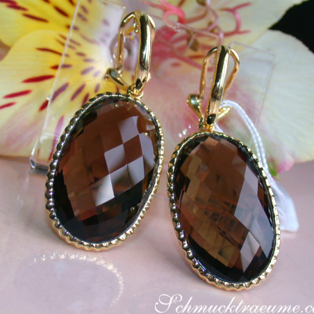 Impressive Smoky Quartz Earrings