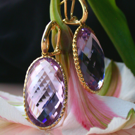Unmistakable Amethyst Earrings