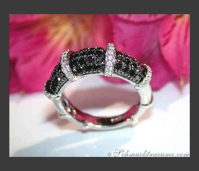 Timeless Black & White Diamond Ring Timeless Black & White Diamond Ring