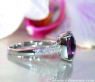 Charmanter Amethyst Ring mit Diamanten